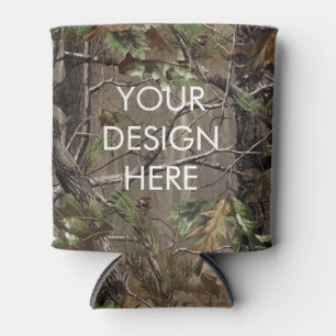 Tree Camo Can Coolers - Add Your Logo