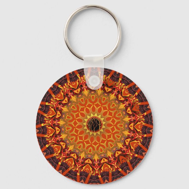 Tree Canopy Close-up Keychain (Front)