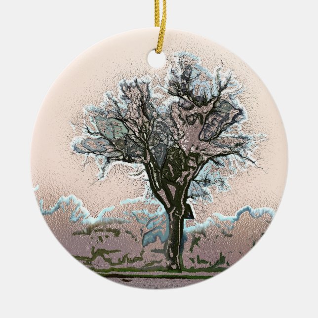 TREE CERAMIC ORNAMENT (Front)