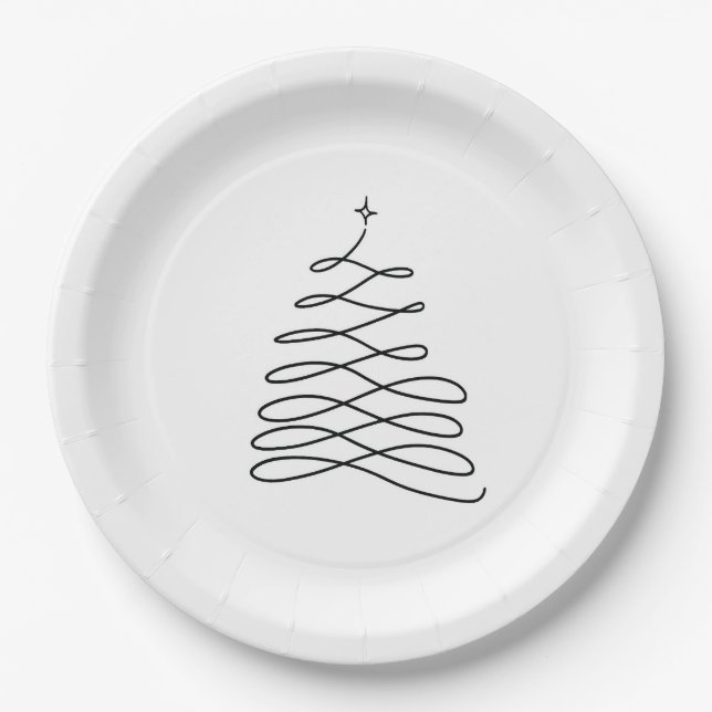 Tree Christmas Plates (Front)