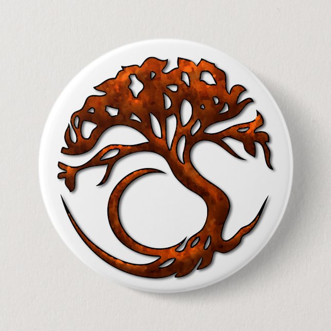 Tree Circle 1 Button (Front)