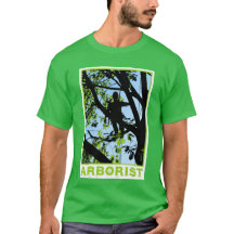 Tree Climber Silhouette: Arborist T Shirt