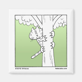Tree Climbing Cat Magnet