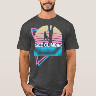 Tree Climbing Tree Climber Retro T-Shirt