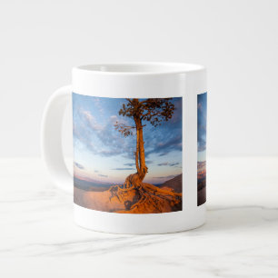 Tree Clings to Ledge, Bryce Canyon National Park Large Coffee Mug