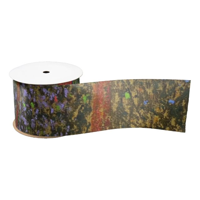 Tree colourful satin ribbon (Spool)