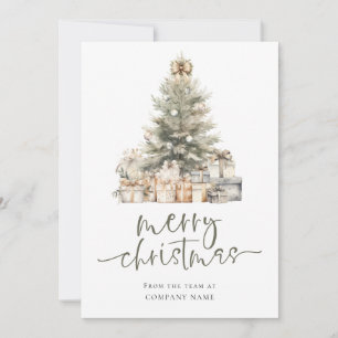 Tree Company logo 2027 Calendar Merry Christmas Holiday Card