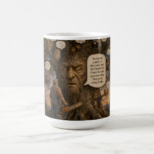 Tree Condo Tenants Cartoon – Nature Speaks Up! Coffee Mug
