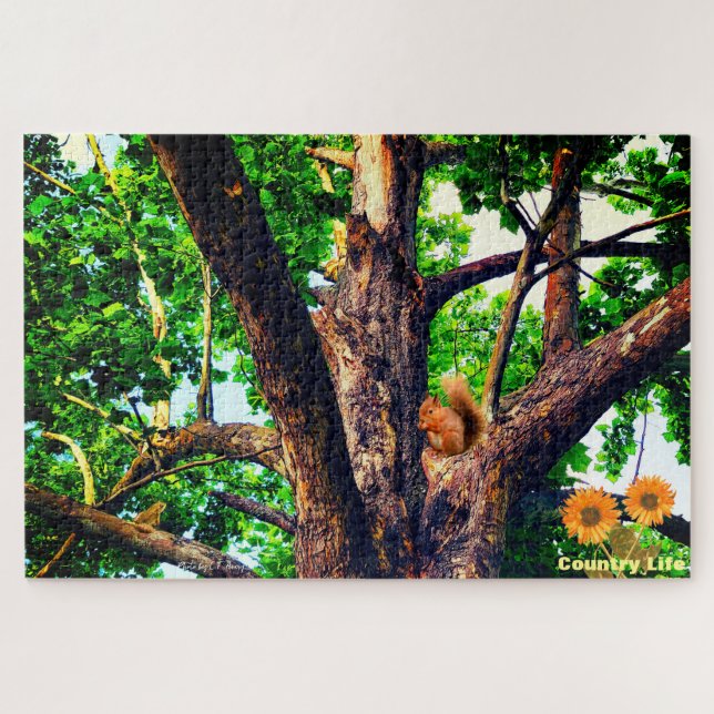 Tree - Country - Life Jigsaw Puzzle (Horizontal)