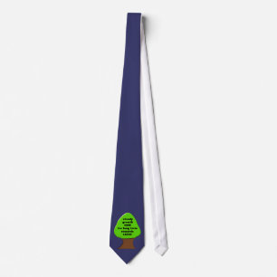 Tree Customisable Business Motto Tie