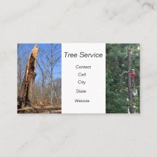 Tree Cutting Service  Business Card