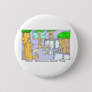 Tree Divorce: Funny Gifts Tees & Collectibles 6 Cm Round Badge