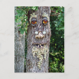 Tree Face Postcard