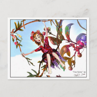 Tree Fairies 2 Postcard