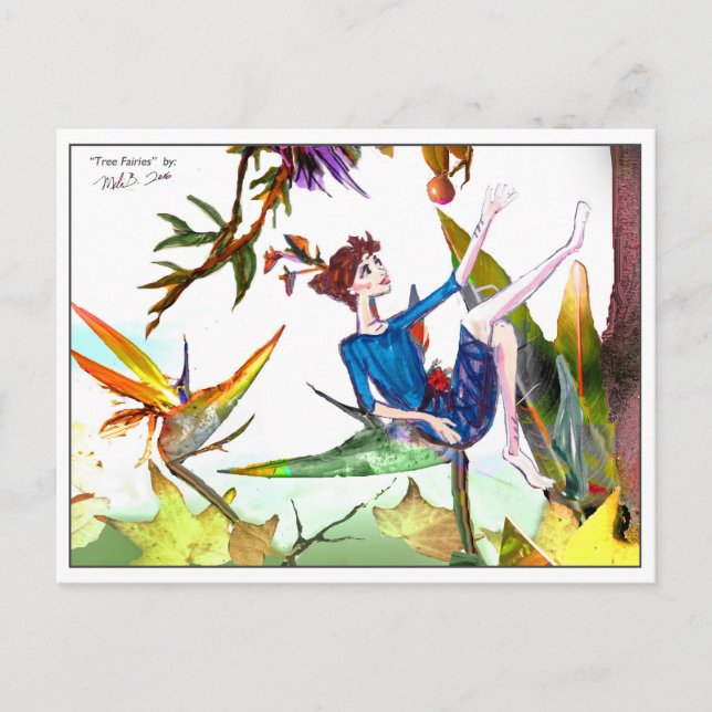 Tree Fairies 3 Postcard (Front)