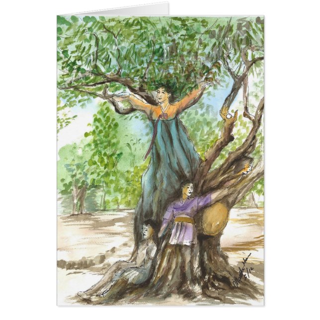 Tree fairies in an old tree (Front)