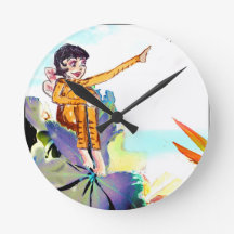Tree Fairies - Wall clock