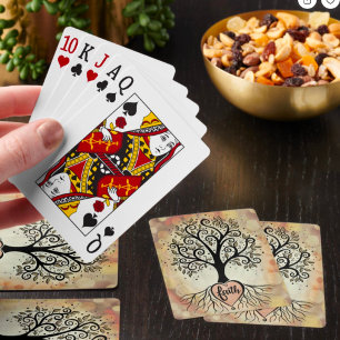 Tree Faith Pretty Inspirational Religious Playing Cards