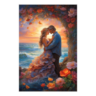 *~* Tree Fantasy Romantic AP51 Ocean Waves Photo Print