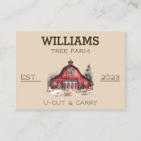 Tree Farm Evergreen Barn