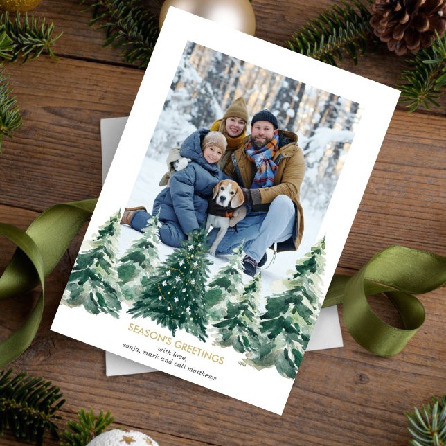 Tree Farm Photo Holiday Card (Creator Uploaded)