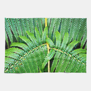 Tree Fern Frond Tea Towel