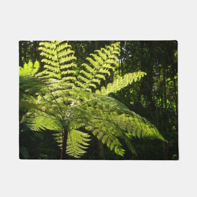 Tree Fern in the Rainforest Doormat (Front)