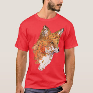 Tree Fo Beautiful Animal Autumn Colours T-Shirt