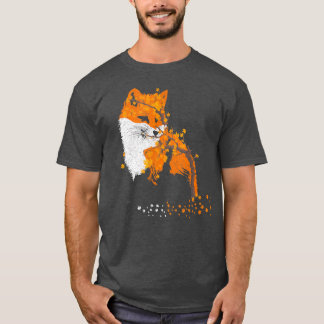 Tree Fo Beautiful Animal Fo in Trees Wildlife Fall T-Shirt