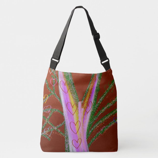 Tree for SweetHearts Crossbody Bag (Front)