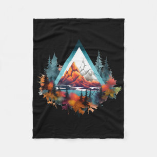 Tree Forest Nature Outdoor Fleece Blanket
