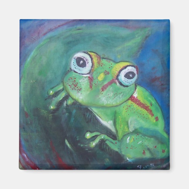 Tree Frog by Tiffany Deering Magnet (Front)