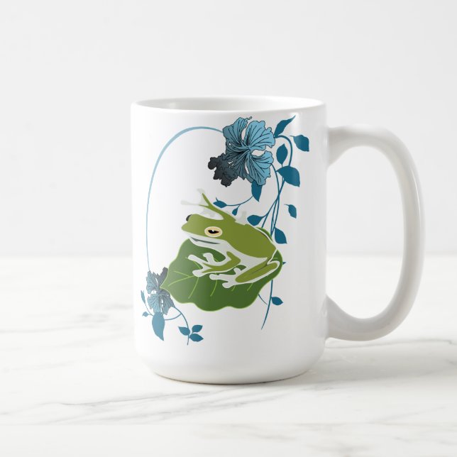 tree frog coffee mug (Right)