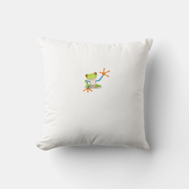 Tree Frog Cushion (Front)