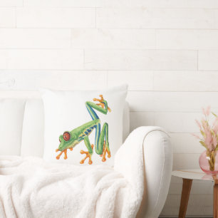 Tree frog cushion
