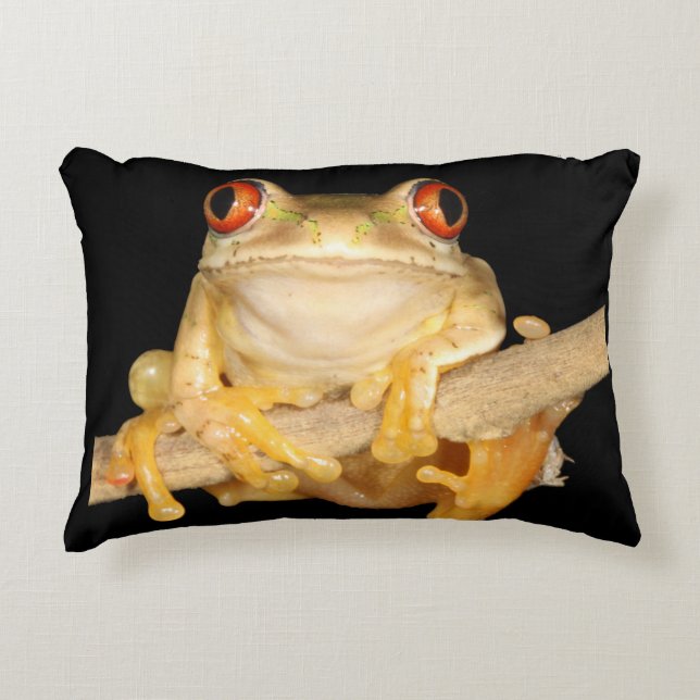Tree Frog Decorative Cushion (Front)