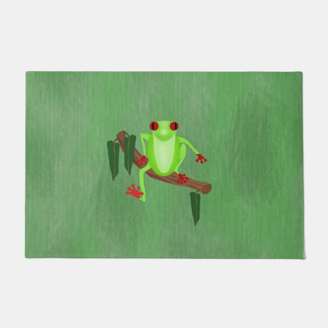 Tree Frog Door Mat (Front)