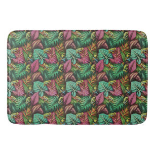 Tree Frog Dreams Seamless Surface Pattern Bath Mat