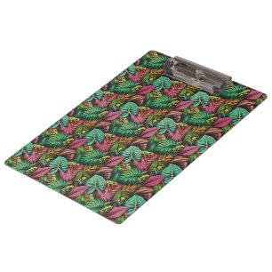 Tree Frog Dreams Seamless Surface Pattern Clipboard