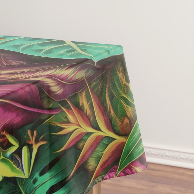 Tree Frog Dreams Seamless Surface Pattern Tablecloth (In Situ)