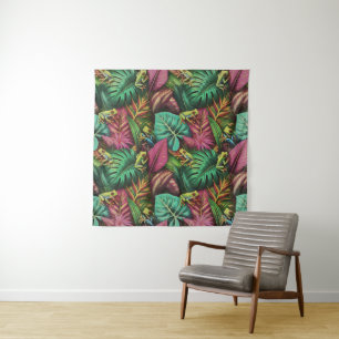 Tree Frog Dreams Seamless Surface Pattern Tapestry