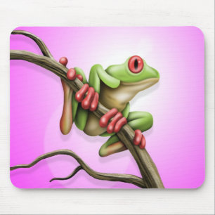 Tree Frog Mouse Pad