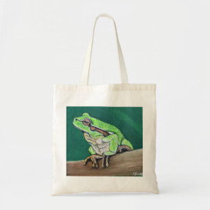 Tree Frog Painting Tote Bag