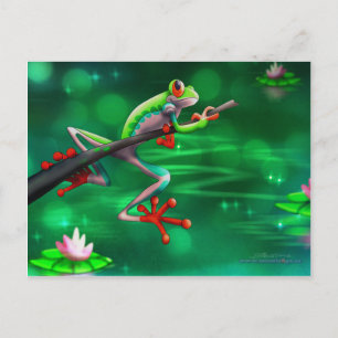 Tree Frog Postcard