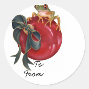 Tree Frog "To/From" Sticker