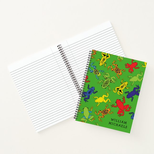 Tree Frogs Cute Kid's Notebook (Inside)