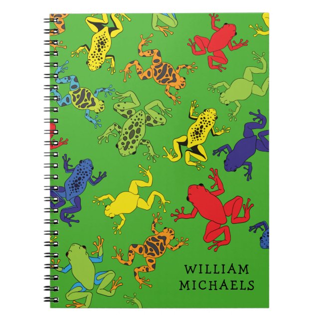 Tree Frogs Cute Kid's Notebook (Front)