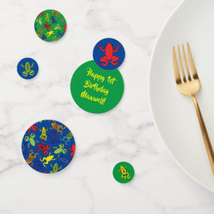 Tree Frogs Kids Birthday Cute Confetti