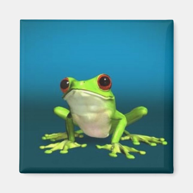 tree frogs magnet (Front)