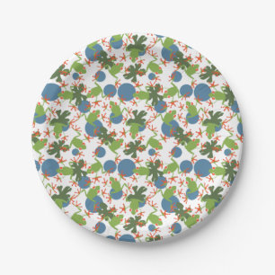 Tree Frogs Paper Plate
